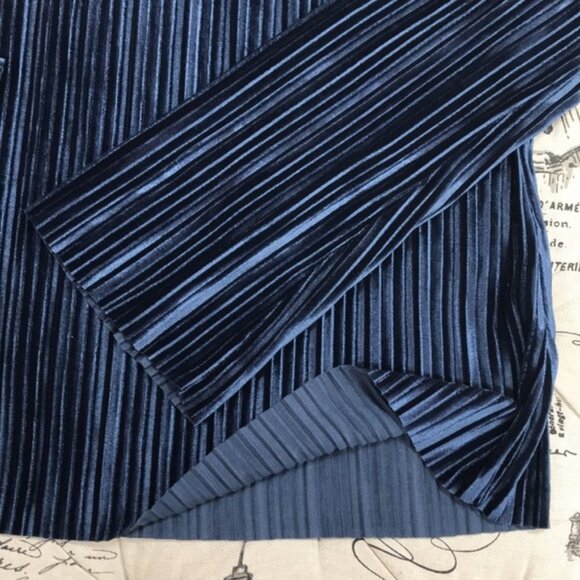 Inc Pleated Velvet Top - Picture 3 of 5